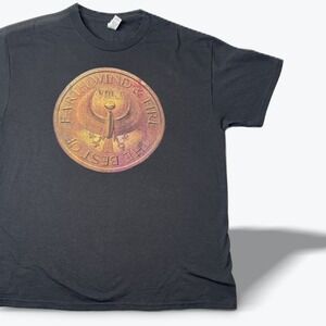 Earth Wind & Fire T Shirt Live in Concert Tour 2021 Mens Large Black 2 Sided